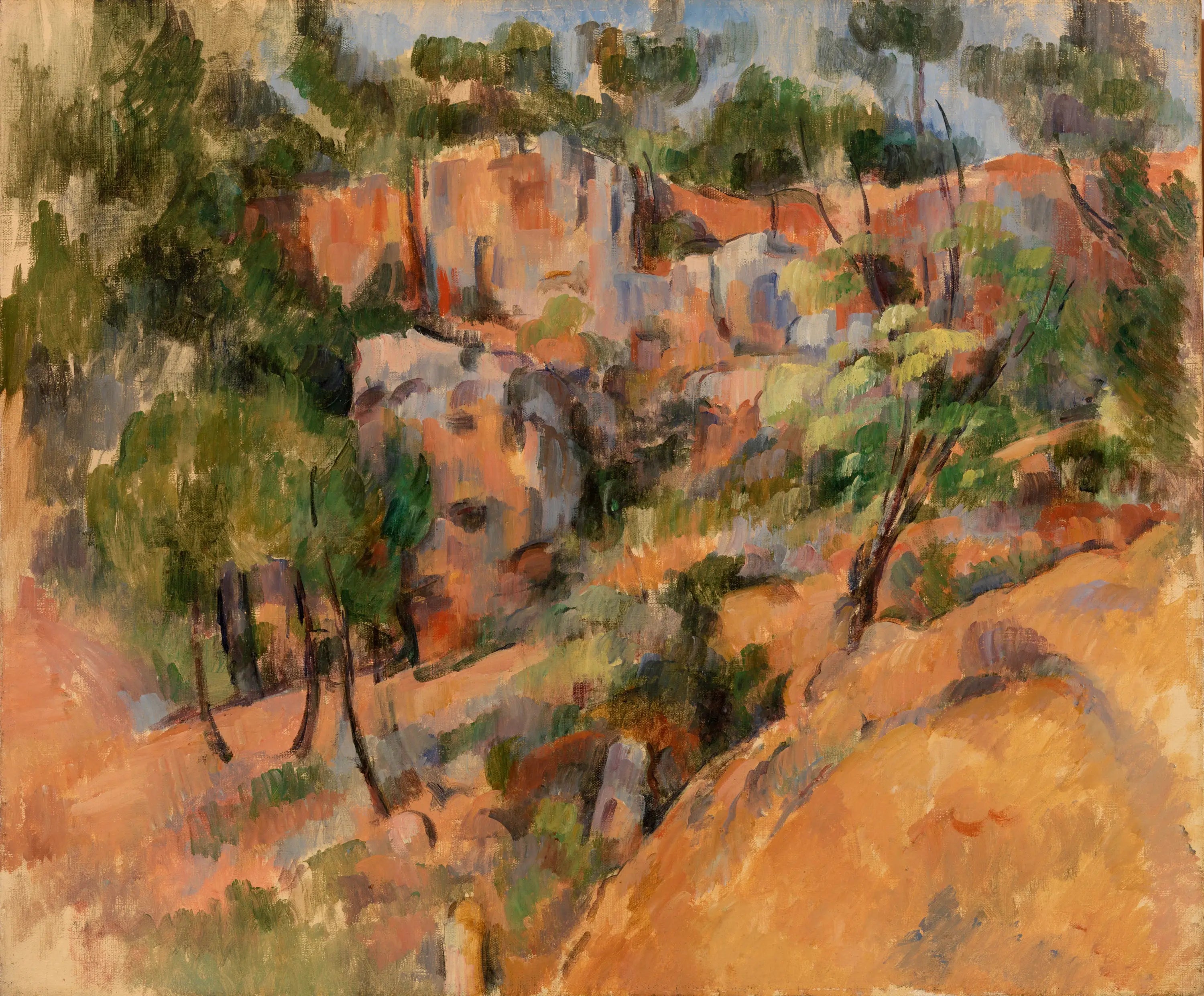 Bibémus - Paul Cézanne image 1 copie peinte à la main à l’huile