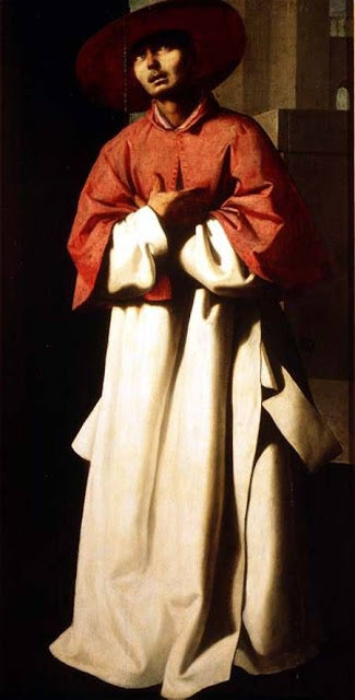Velsignede Niccolò Albergati - Francisco de Zurbarán