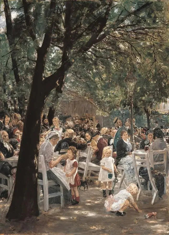 Ølhave i München - Max Liebermann