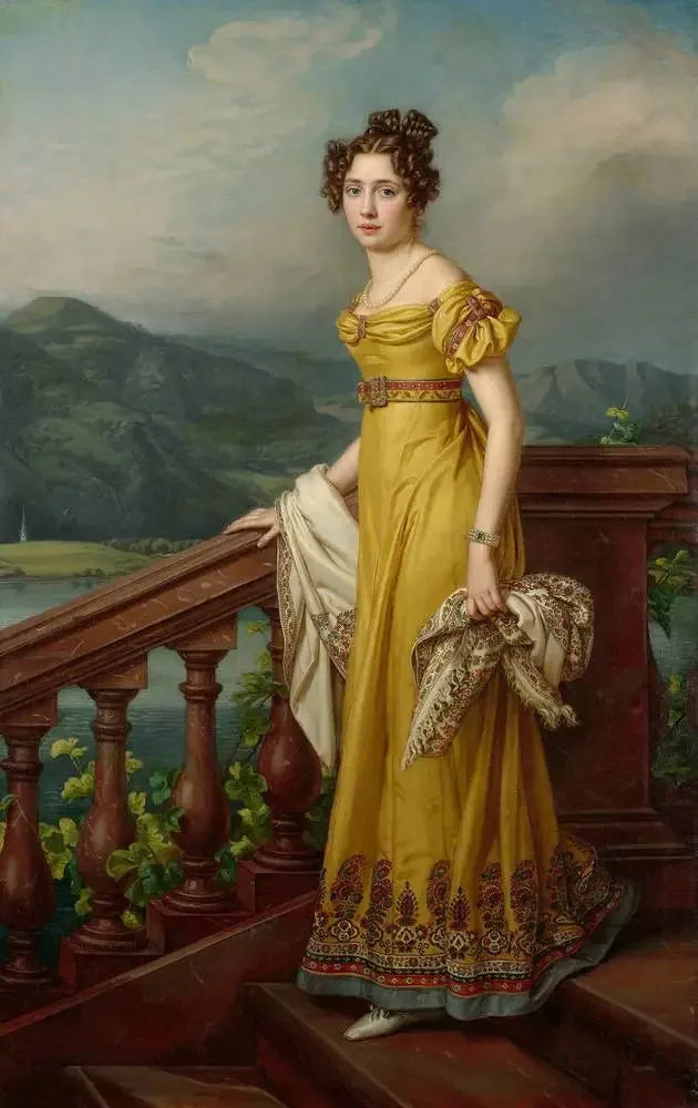 Portræt af Prinsesse Amalie - Joseph Karl Stieler