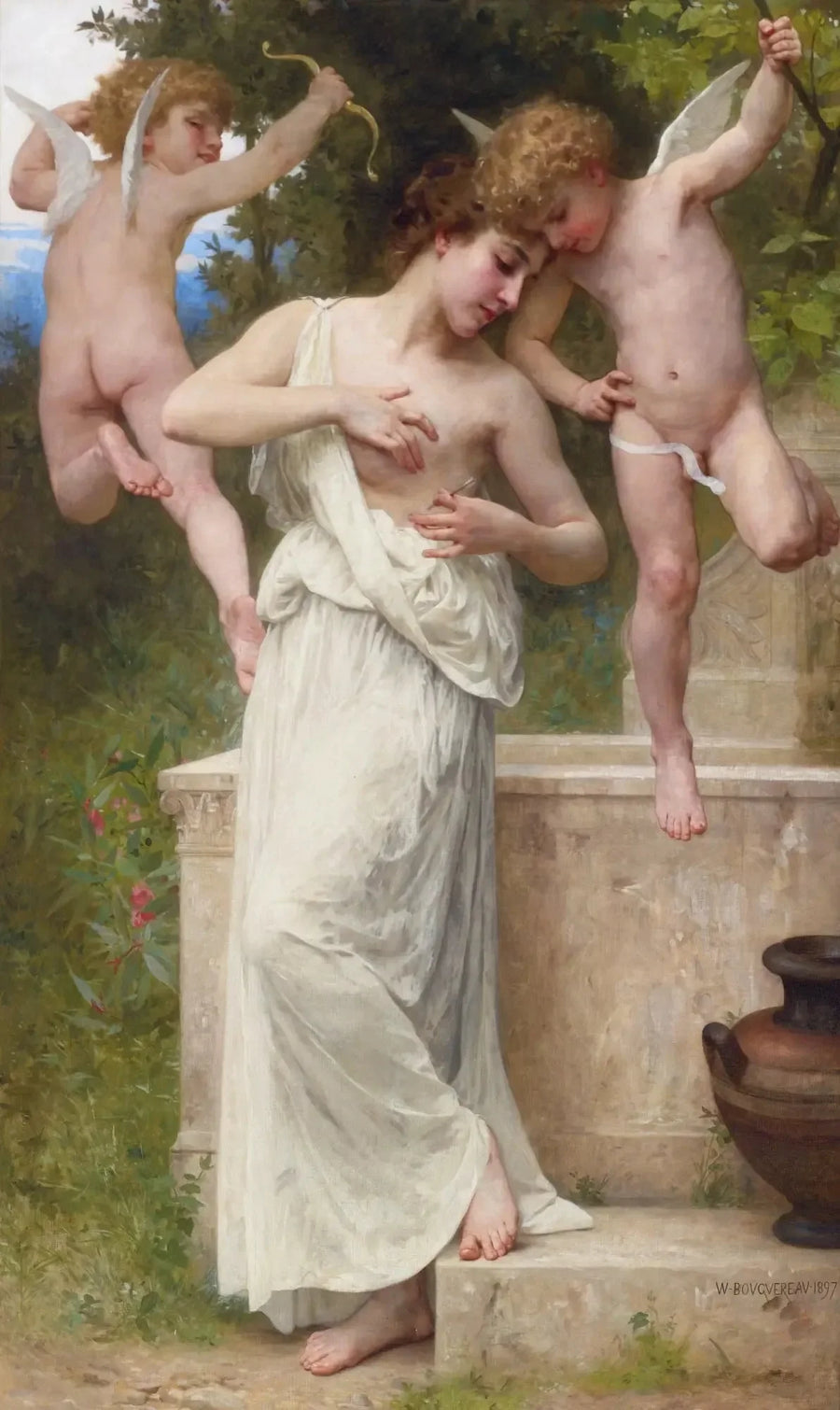 Kærlighedens sår - Bouguereau