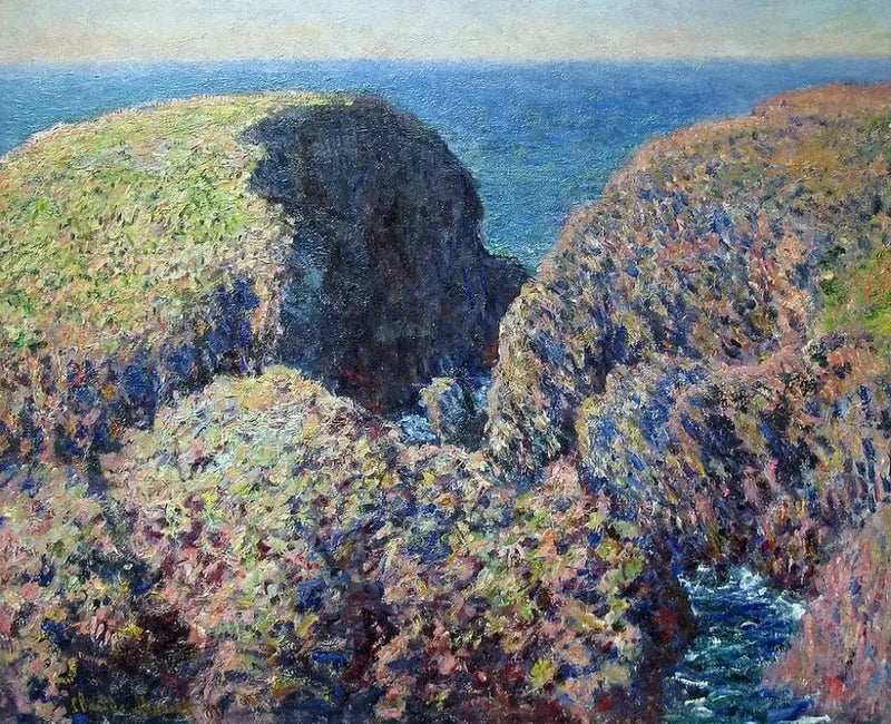 Klippeblok, Belle-Île W1097 - Claude Monet