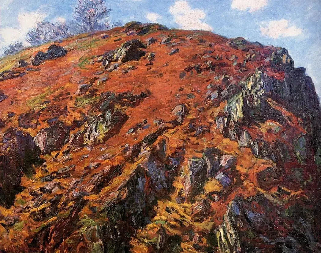 The Block, undersøgelse af klipper i Creuse W1228 - Claude Monet