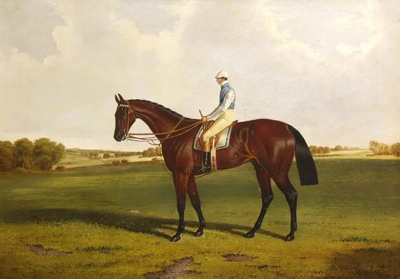 Bloomsbury' med S. Templeman Op, i ejerens og trænerens farver, W. Ridsdale - John Frederick Herring, Sr.
