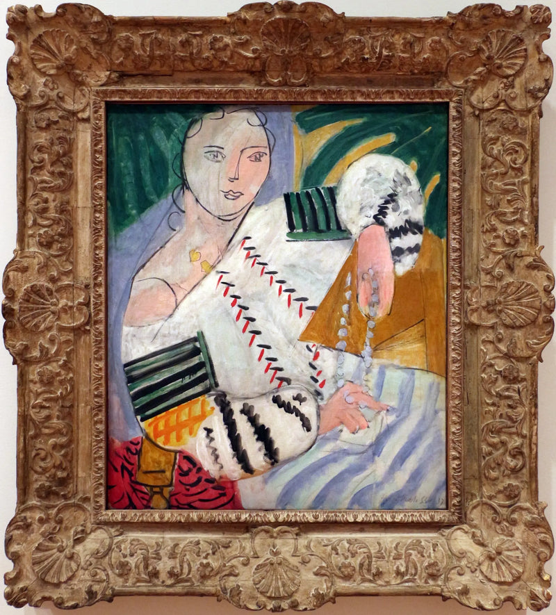 Rumænsk bluse med grønne ærmer - Henri Matisse