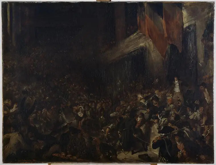 Boissy d'Anglas ved Konventionen - Eugène Delacroix