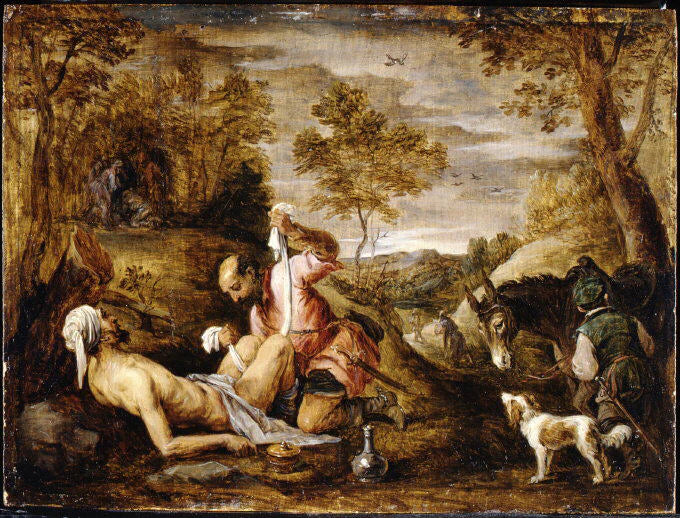 Le bon Samaritain - David Teniers the Younger
