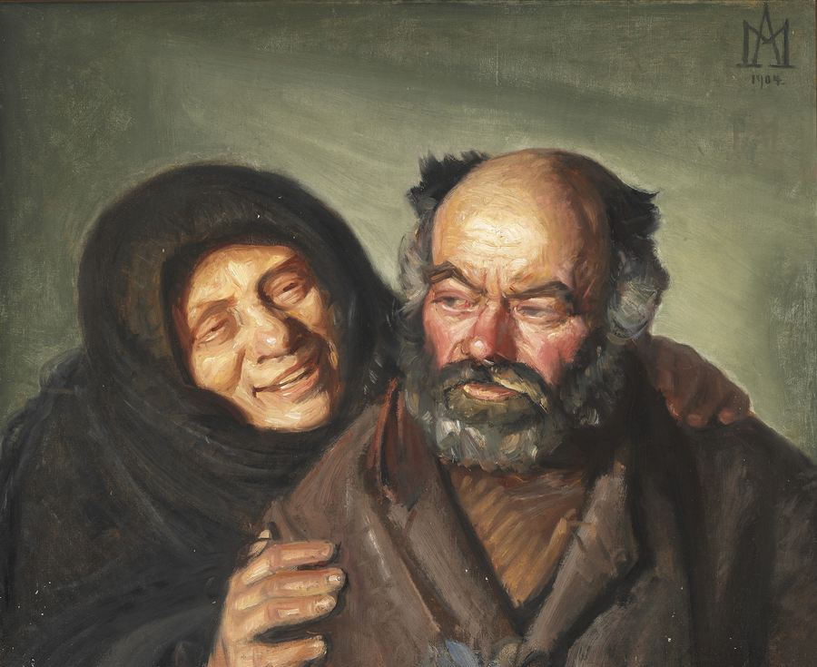 Bonatzi og Merry Elsie - Michael Peter Ancher