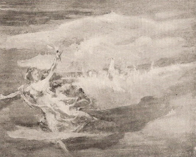 Bonus de guerre - Esboço para cartaz - Eliseu Visconti
