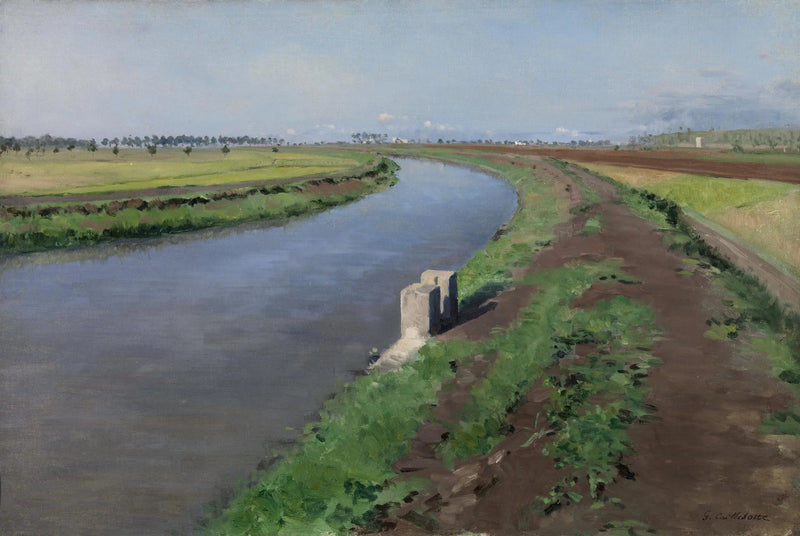 Kanalbred, nær Napoli - Gustave Caillebotte