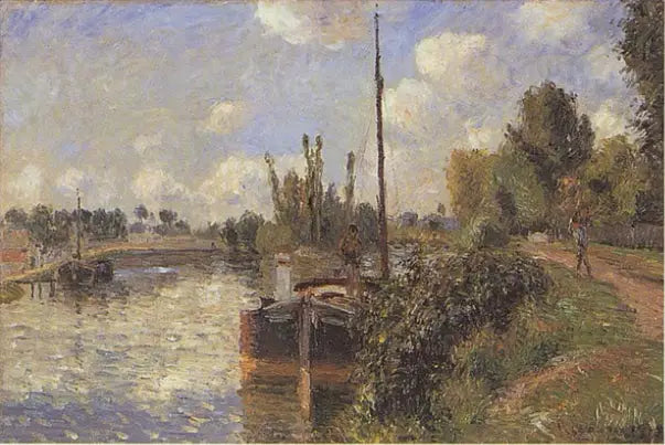 Oise-kysten, Pontoise - Camille Pissarro