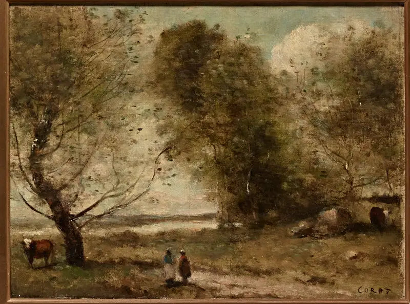 Riverborde - Jean-Baptiste Camille Corot
