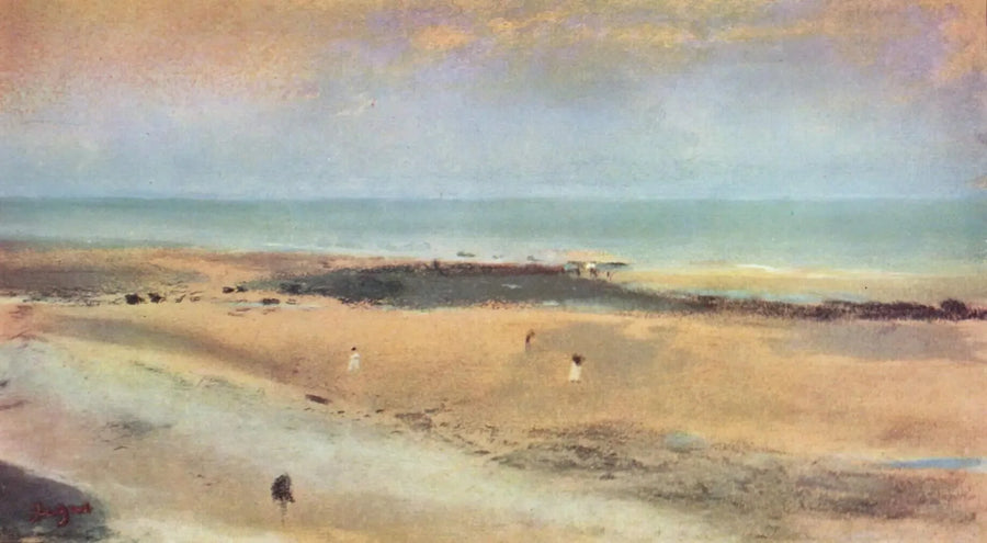 Lavvande kyst - Edgar Degas
