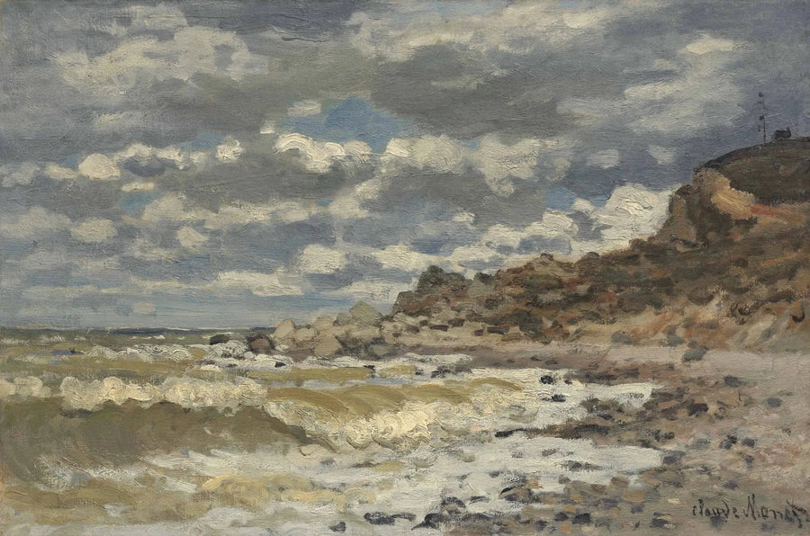 Kyst ved Sainte-Adresse - Claude Monet