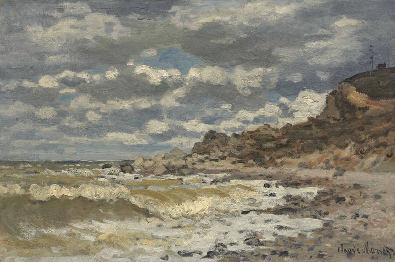 Kyst ved Sainte-Adresse - Claude Monet