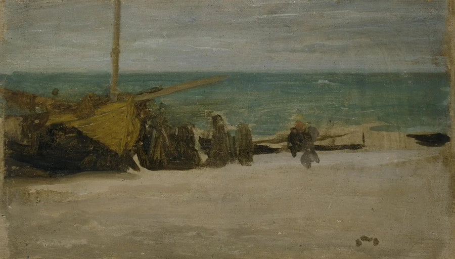 Havets bred: grå og sort - James Abbott McNeill Whistler