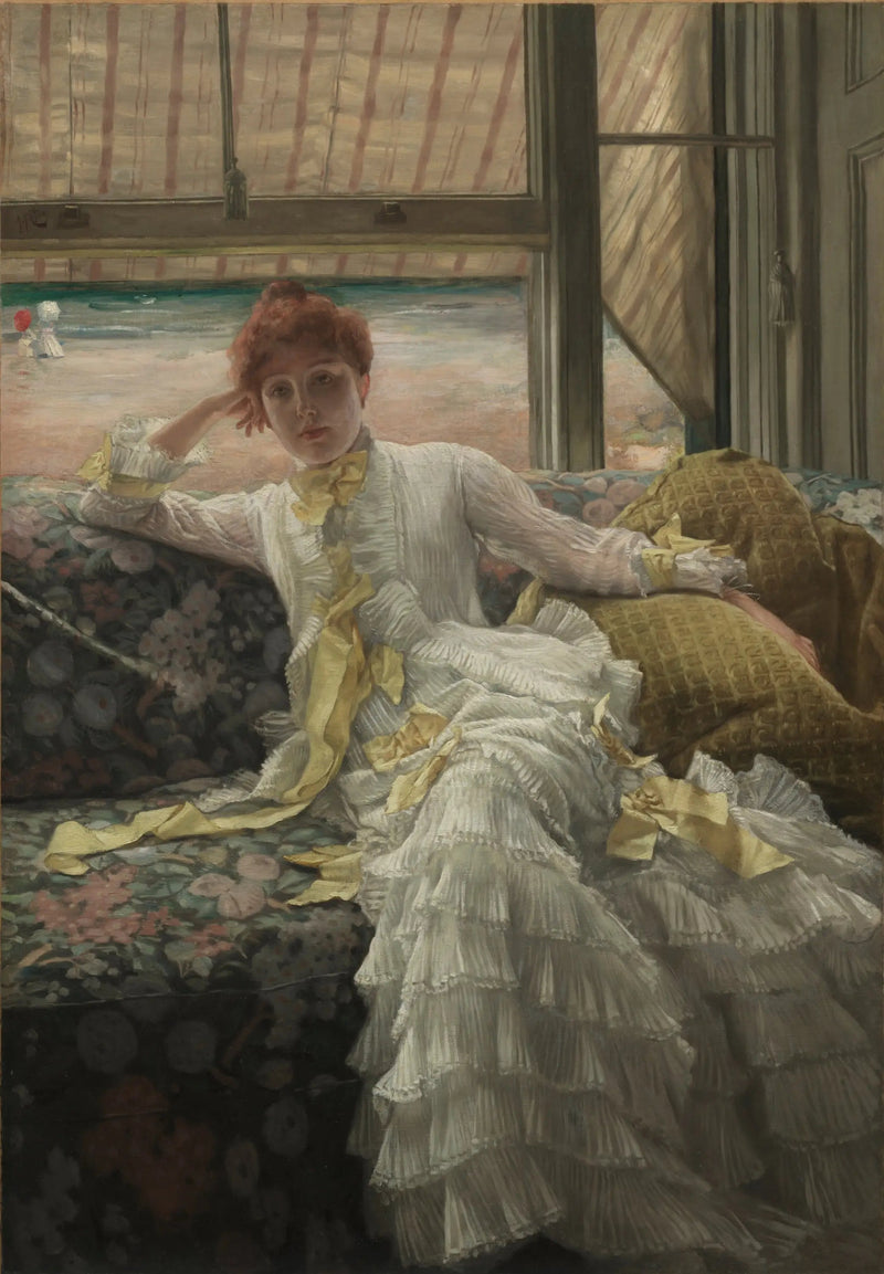 Havbordsbillede (juli: prøve af et portræt) - James Tissot