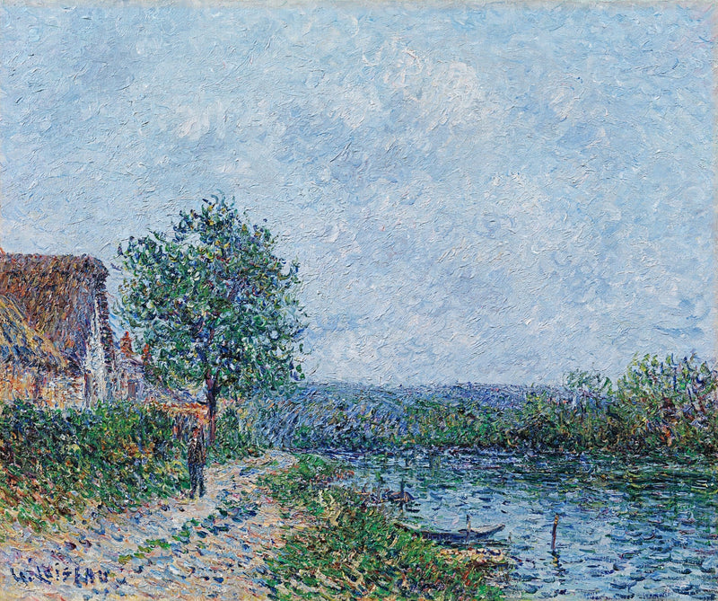 Flodbred, Seinen ved Porte-Joie - Gustave Loiseau