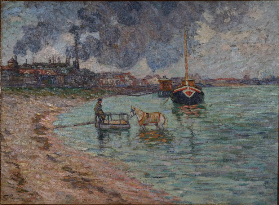 Bord af Seinen i Charenton - Armand Guillaumin