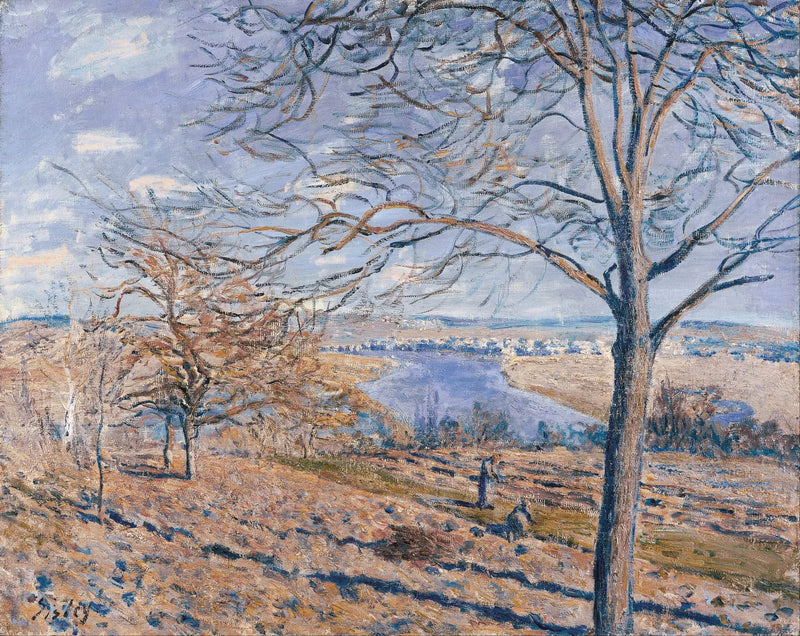 Loing-bred, efterårseffekt - Alfred Sisley