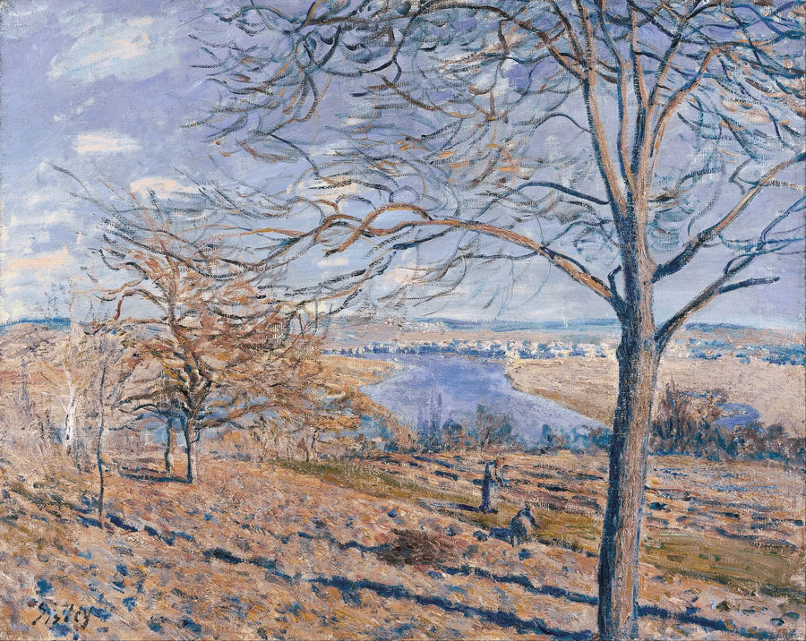Loing-bred, efterårseffekt - Alfred Sisley