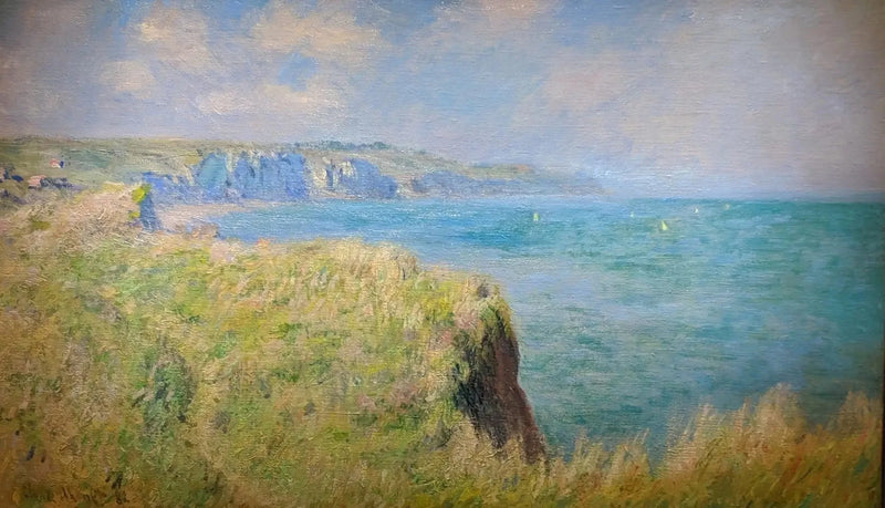 Kant af klipperne i Pourville W751 - Claude Monet
