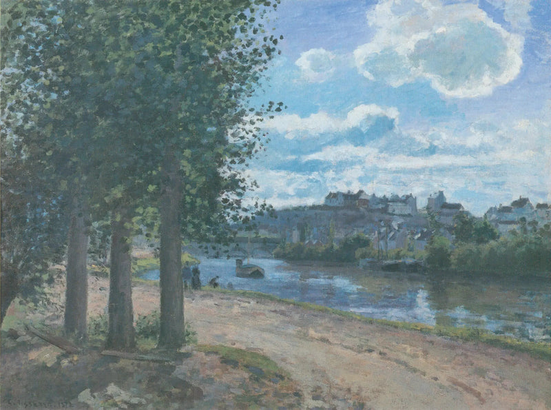 Oise-kysten, Pontoise - Camille Pissarro