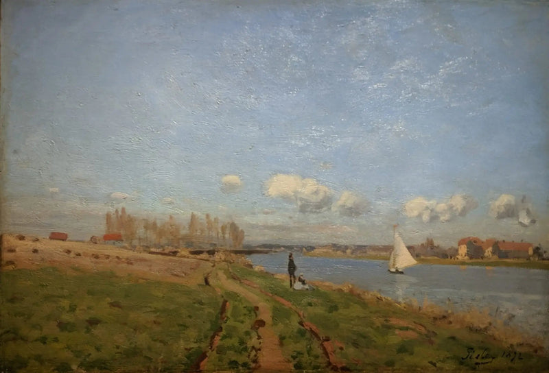 Seinen ved Argenteuil - Alfred Sisley
