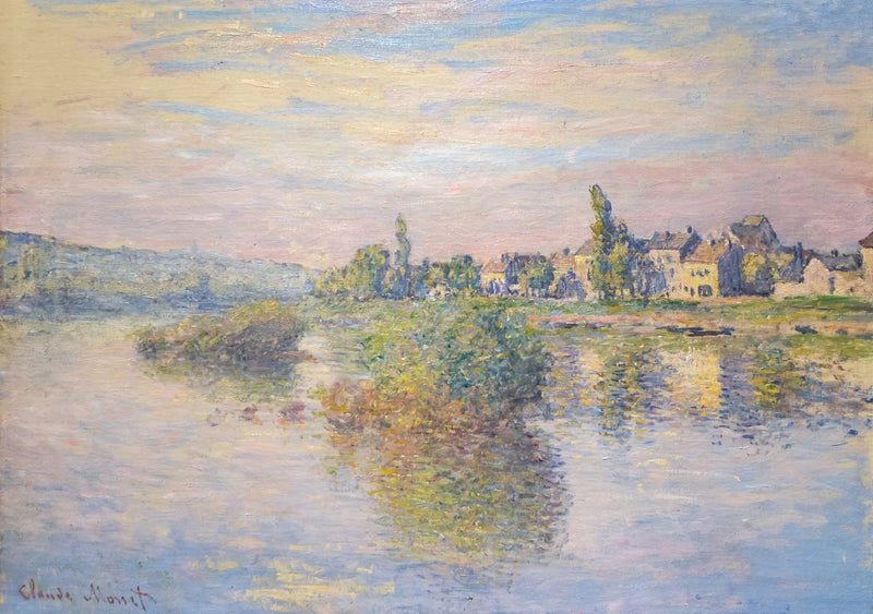 Bredderne af Seinen ved Lavacourt - Claude Monet