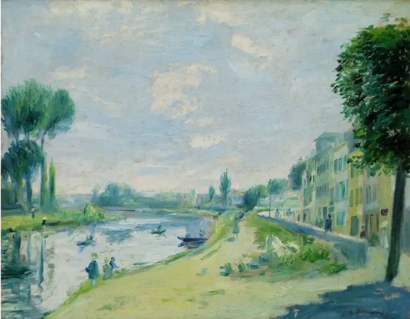 Seinebredderne, Bougival - Pierre-Auguste Renoir