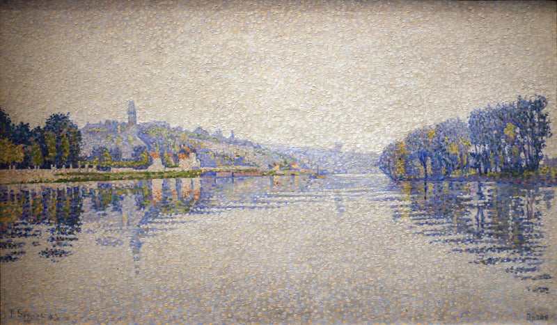 Flodbredder, Seinen ved Herblay - Paul Signac