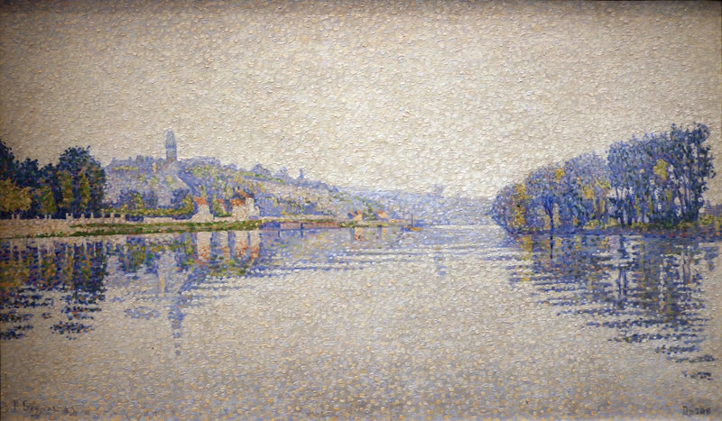Flodbredder, Seinen ved Herblay - Paul Signac