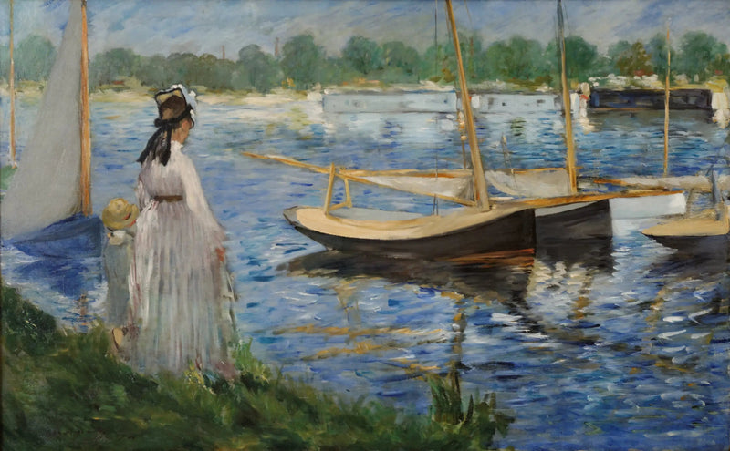 Seinebredderne i Argenteuil - Édouard Manet