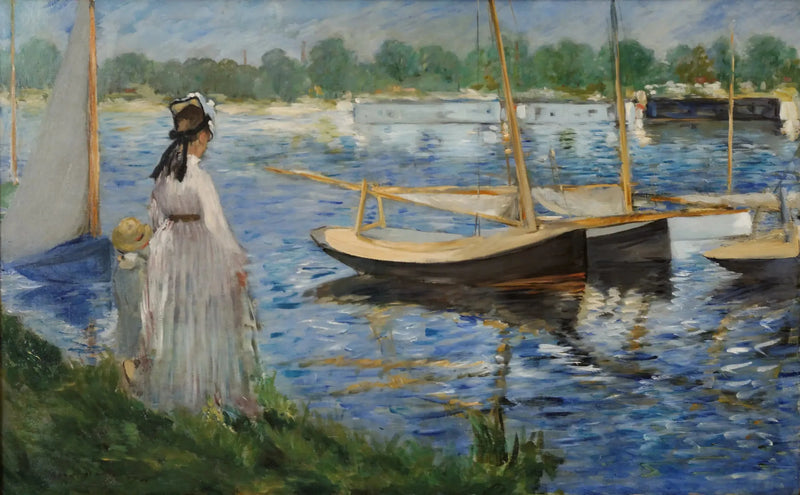 Seinebredderne i Argenteuil - Édouard Manet