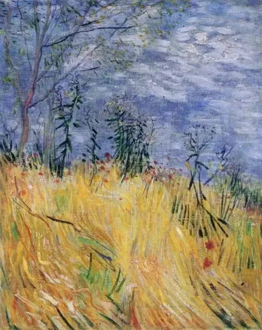 Kant af en hvedemark med valmuer - Vincent van Gogh