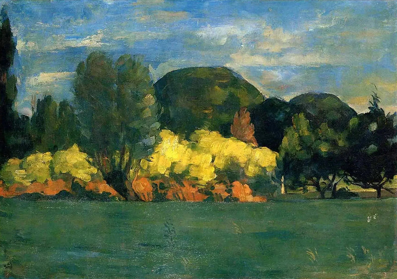 Bosquet ved Jas de Bouffan - Paul Cézanne
