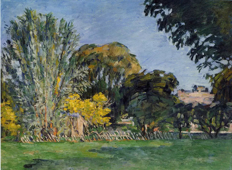 Bosquet ved Jas de Bouffan - Paul Cézanne
