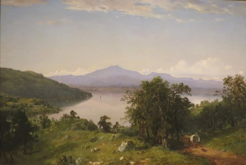 Kamelhoved fra den vestlige bred af Champlain-søen - John Frederick Kensett