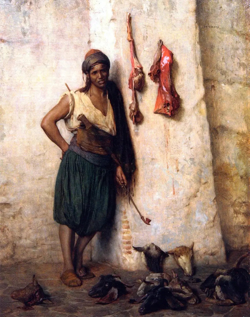 Tyrkisk slagter i Jerusalem - Jean-Léon Gérôme