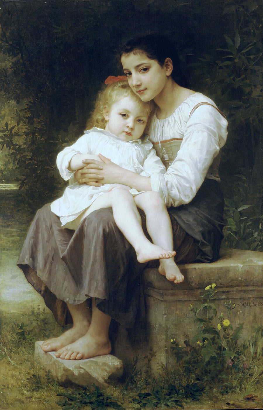 La Sœur aînée (1886) - Bouguereau