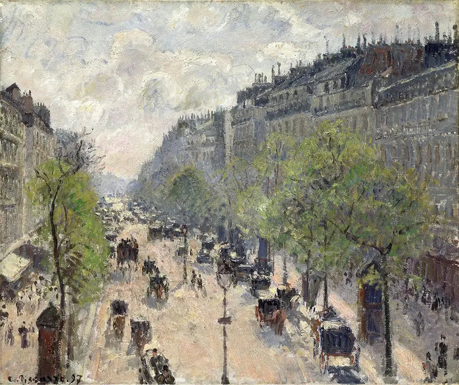 Boulevard Montmartre, Forår - Camille Pissarro