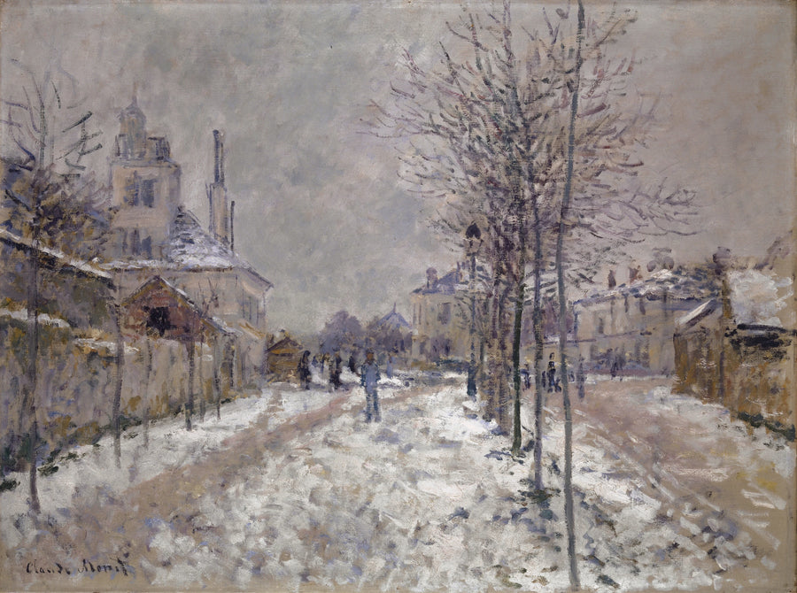 Boulevard de Pontoise i Argenteuil, sne W359 - Claude Monet