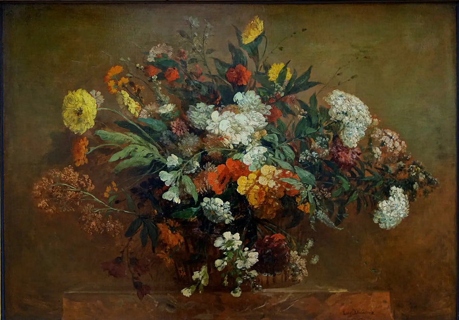 Landligt buket - Eugène Delacroix