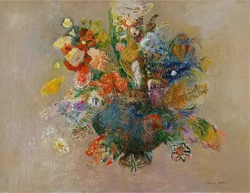Blomsterbuket - Odilon Redon