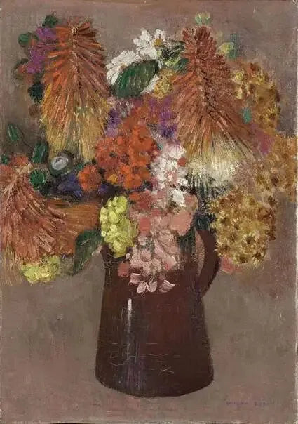 Blomsterbuket - Odilon Redon