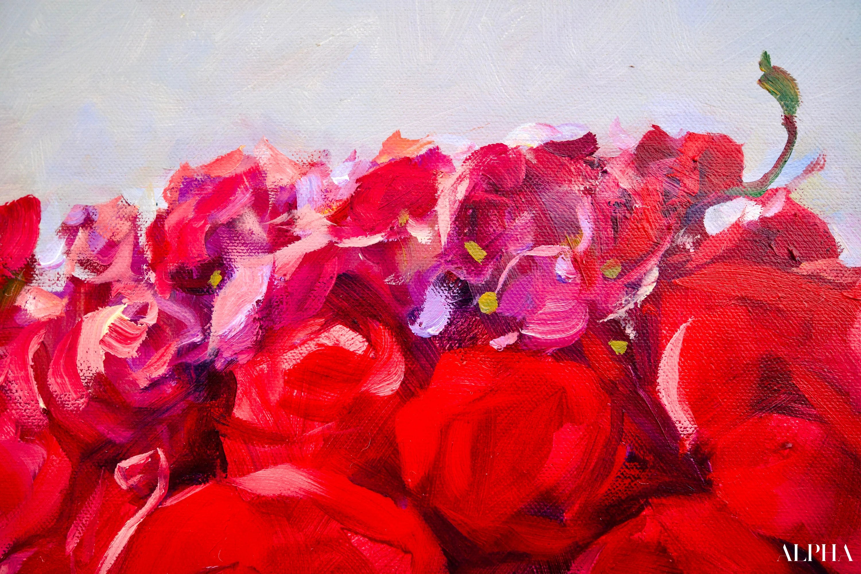 Bouquet de Rose | 100 x 130 cm Reproductions de tableaux à la peinture à l’huile