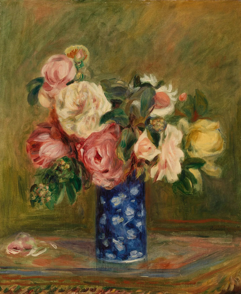 Rosenbuket (Rosenbuket) - Pierre-Auguste Renoir