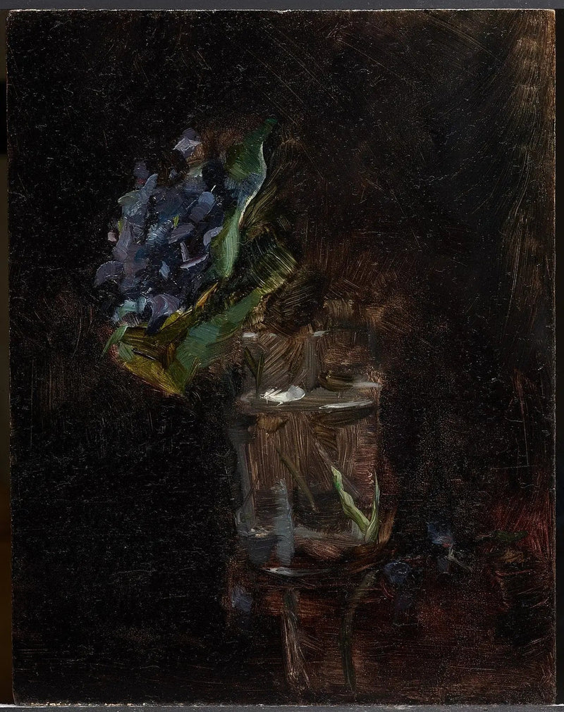 Buket af violer i en vase - Henri de Toulouse-Lautrec