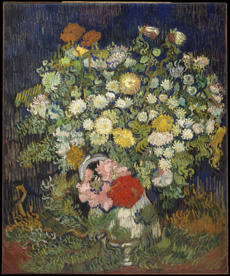 Blomsterbuket i en vase - Vincent van Gogh