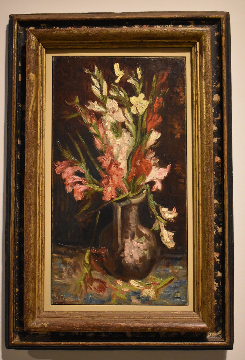 Buket af gladiolus i forskellige farver - Vincent van Gogh